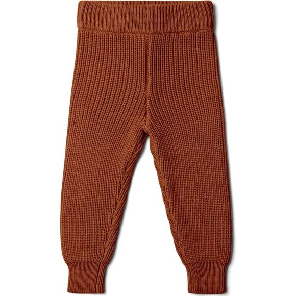 Goumi Kids Knit Jogger Pants Size 3-6 Months 100% Organic Cotton Sienna Baby NEW - Picture 7 of 7